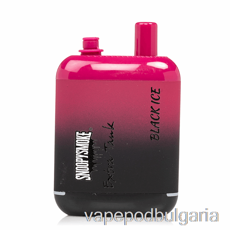 Vape 10000 Дръпки Snoopy Smoke Extra Tank 2 15000 Disposable Black Ice